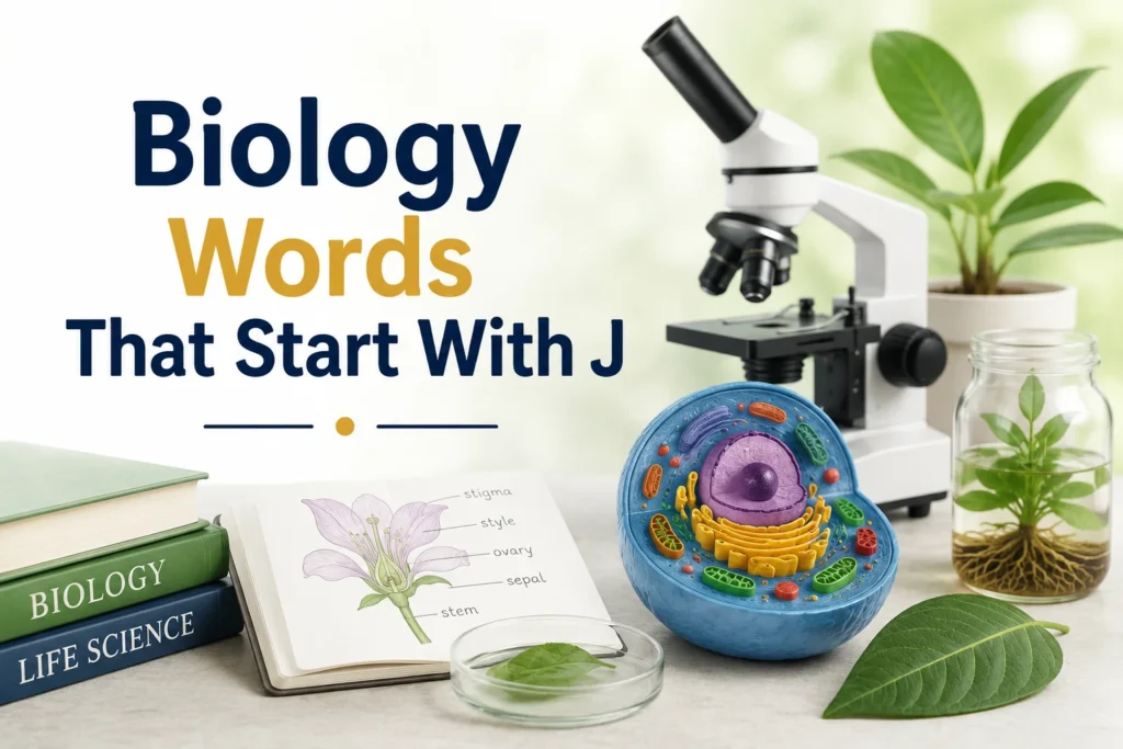Biology Words That Start With J