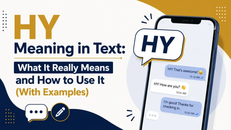 HY Meaning in Text