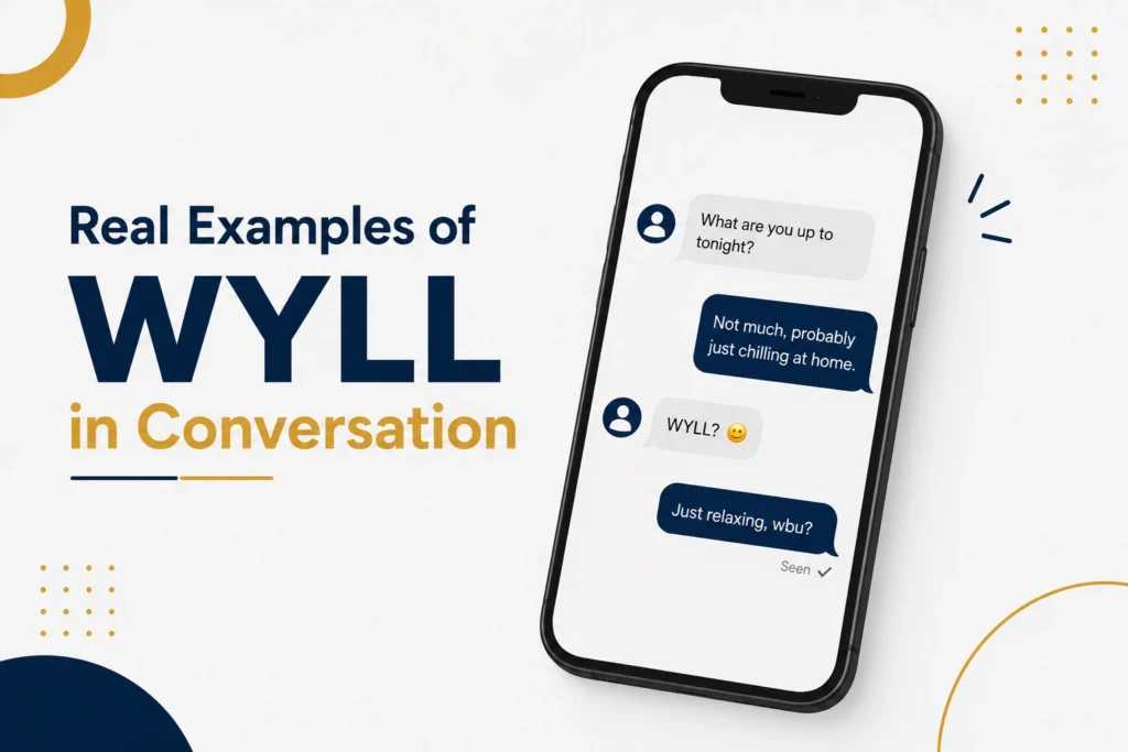Real Examples of WYLL in Conversation