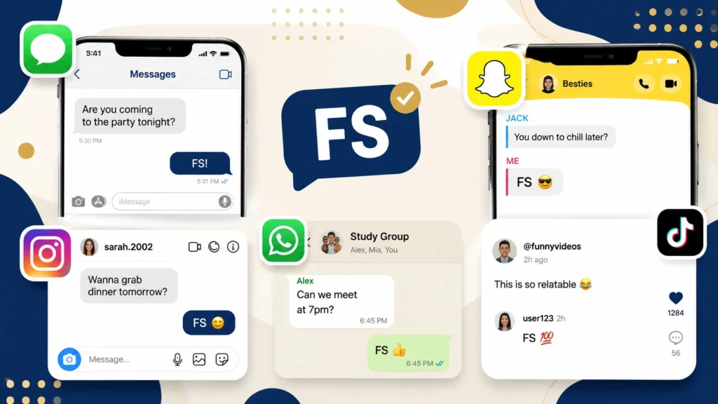 FS meaning in texting across social media platforms