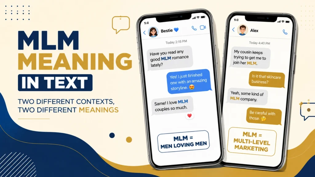 MLM meaning in text examples