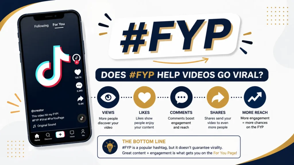 Does #FYP help videos go viral?