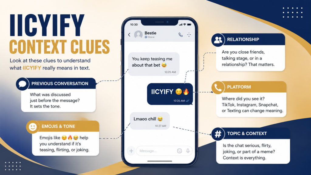 understanding IICYIFY mean in text